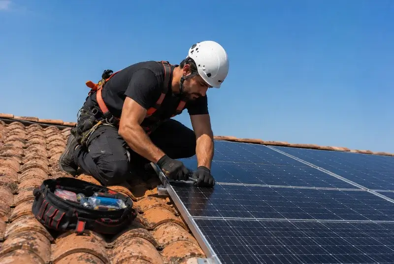 Maintenance et monitoring de panneaux solaires à Saint-Jean-de-Luz