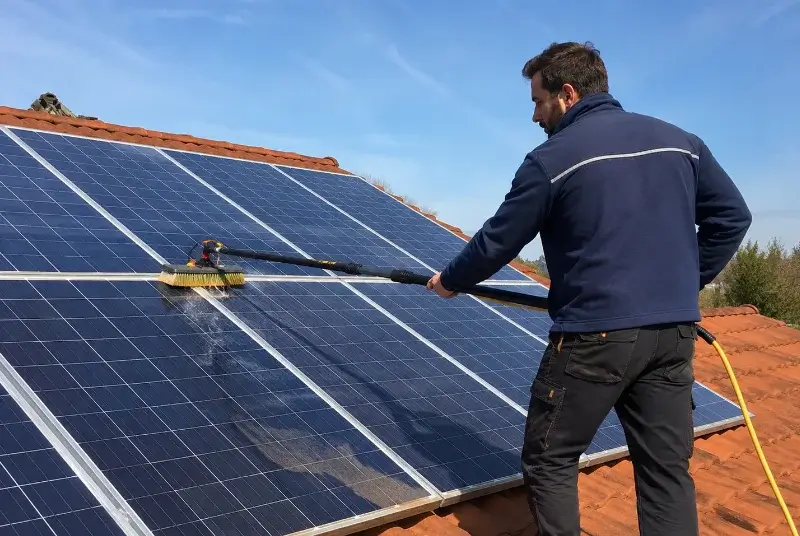 Nettoyage et entretien de panneaux solaires à Saint-Jean-de-Luz